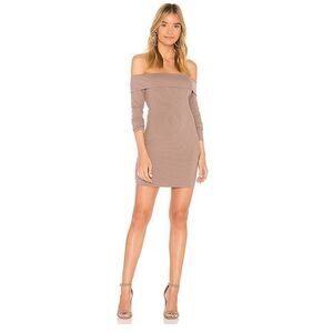 Privacy Please Silas Mini Dress in Warm Ta…